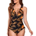 thumbnail image 1 of MHFRRA Swimsuit Womens O Ne Piece Bathing Suit Swimwear Ruffled Swimsuits S, 1 of 2