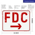thumbnail image 3 of FDC Right Arrow Sign,, 3 of 8