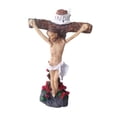 thumbnail image 3 of El crucifijo de Jesús cruza la figura de Jesús, la mesa, la decoración del hogar orando escultura religiosa para el jardín al aire libre gabinete de, 3 of 8