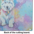 thumbnail image 5 of Samoyed Hippie Dawg Glass Cutting Board Large 12 in x 15 in, 5 of 5