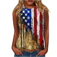 thumbnail image 2 of Hoshose Women Tank Tops 4th of July Patriotic Shirts Independence Day Tops Blouses, 2 of 4