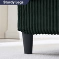 thumbnail image 4 of ZAFLY U Shaped Sectional Sofas with Double Chaise for Living Room, Green, 4 of 11