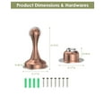 thumbnail image 3 of GoXteam Magnetic Door Stoppers 2 Pack, Stainless Steel Door Stops for Wall and Floor Mounting, Door Holder Keep Door Open, Double-Sided Adhesive Tape, Red Bronze, 3 of 7