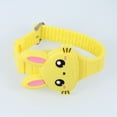 thumbnail image 5 of Silicone LED Cartoon Watch Rabbit Shape Wristwatch Clamshell Electronic Watch Birthday Gift Party Favor for Kid Child Children Toddlers Yellow, 5 of 5