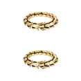 thumbnail image 4 of Thinsony Distinctive Gothic Punk Dragon Scale Bangle 48 inches Cool and Contemporary Gold 9.05 Inch 2Set, 4 of 6