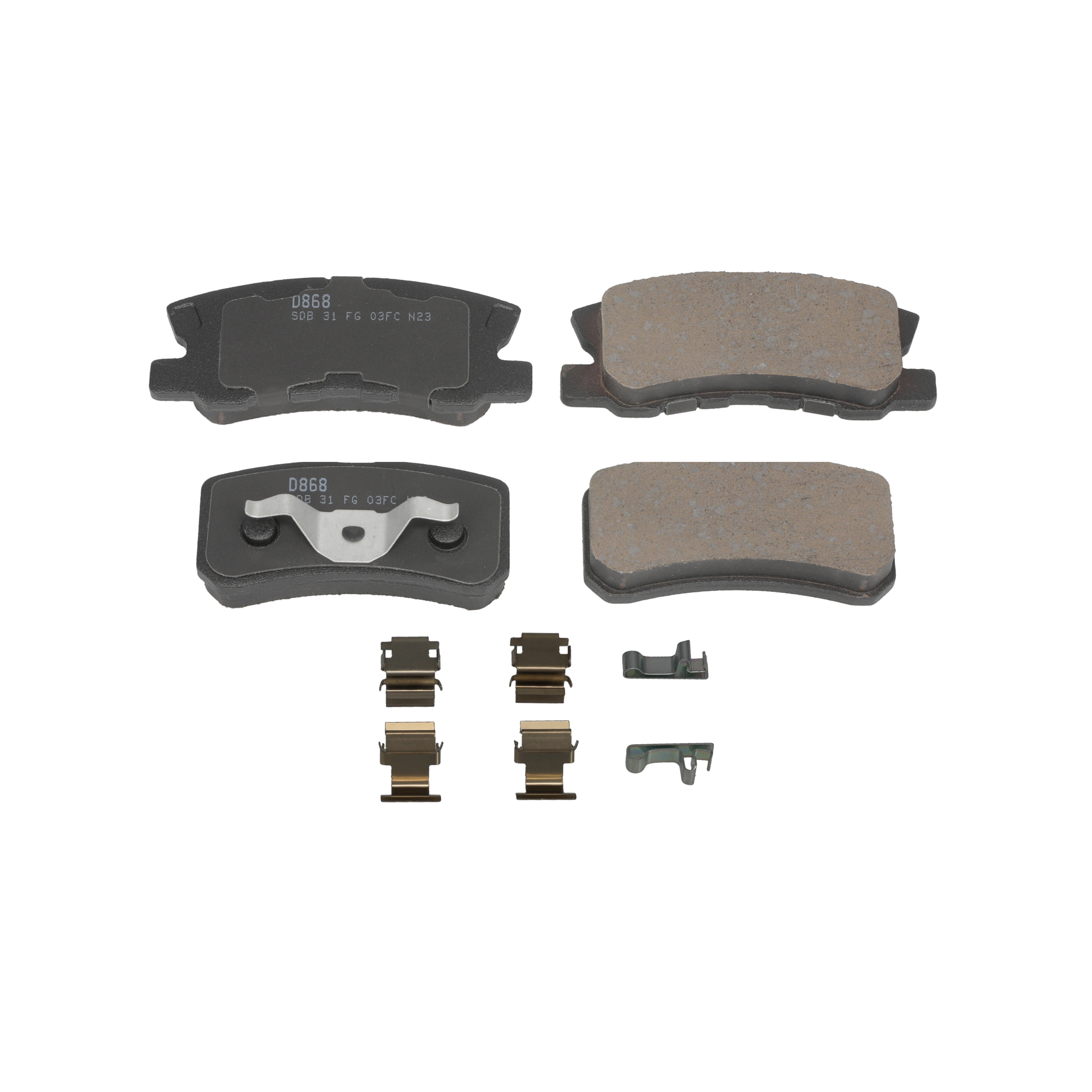 Winstop Brake Pad Set, Rear WS.0868.0.C, Jeep Patriot 2017-2007
