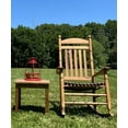 thumbnail image 2 of Hinkle Riverside Round Post Slat Back Wood Patio Rocking Chair with Free Shipping, 2 of 6