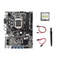 thumbnail image 1 of Methold 1 juego LGA 1155 B75 placa B75 placa base 2xDDR3 chip de memoria G1620 CPU actualizado de alta tecnología B75 caja de Control de accesorios para Juegos de teclado y mouse para computadora, 1 of 6