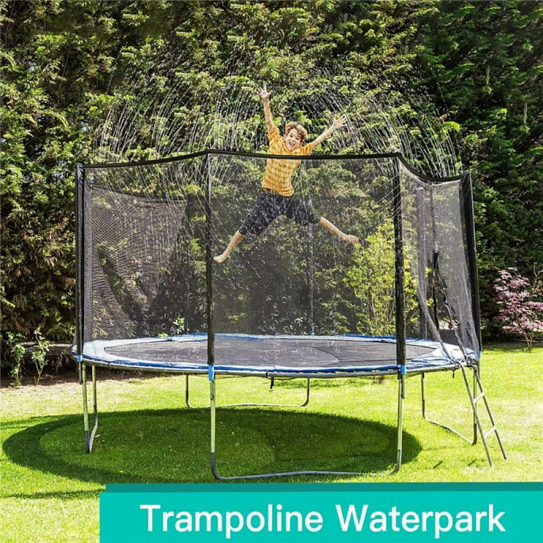 Trampoline Waterpark Heavy Duty Trampoline Sprinkler Hose - Trampoline  Accessories Fun Summer Outdoor Water Game Toys for Boys, Girls and Adults – 