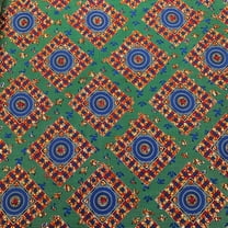 African Print Fabric Cotton Ankara 44 Inches Sold By The Yard (90124-2)