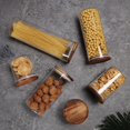 thumbnail image 2 of Borosilicate Glass Canister Airtight Kitchen Food Storage Jar Glass Storage Tank, 2 of 9
