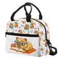 thumbnail image 3 of HUIACONG Lunch Bag with Cartoon Capybara Design, Aluminum Film Material Insulated Lunch Tote for Kids for School and Camping, 3 of 10
