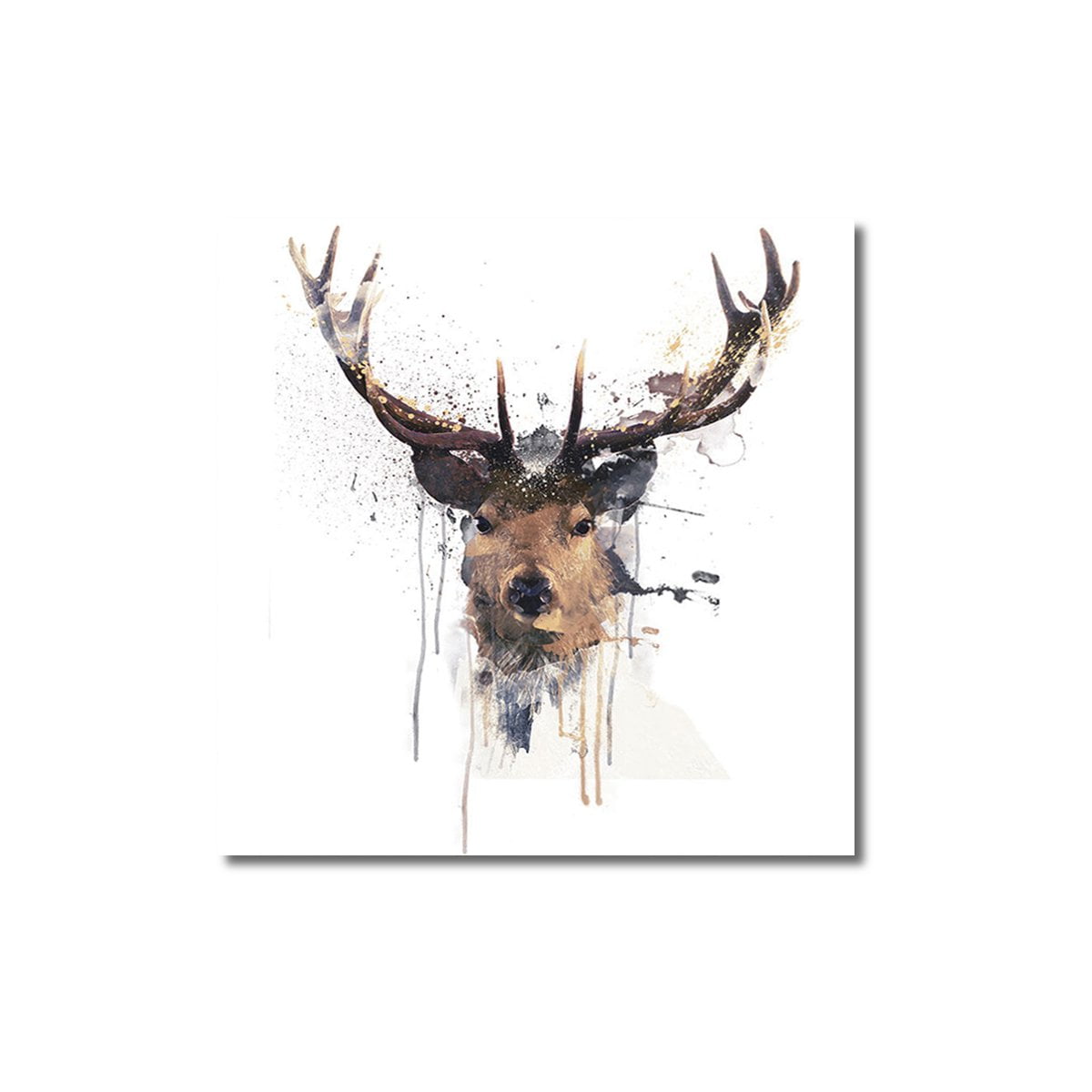 deer head painting