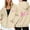 A-Beige125, variant on XIAOCHA Pink Ribbon Zip Up Hoodies for Women Breast Cancer Awareness Fleece Hooded Jacket Casual Loose Cozy Sport Hoodie
