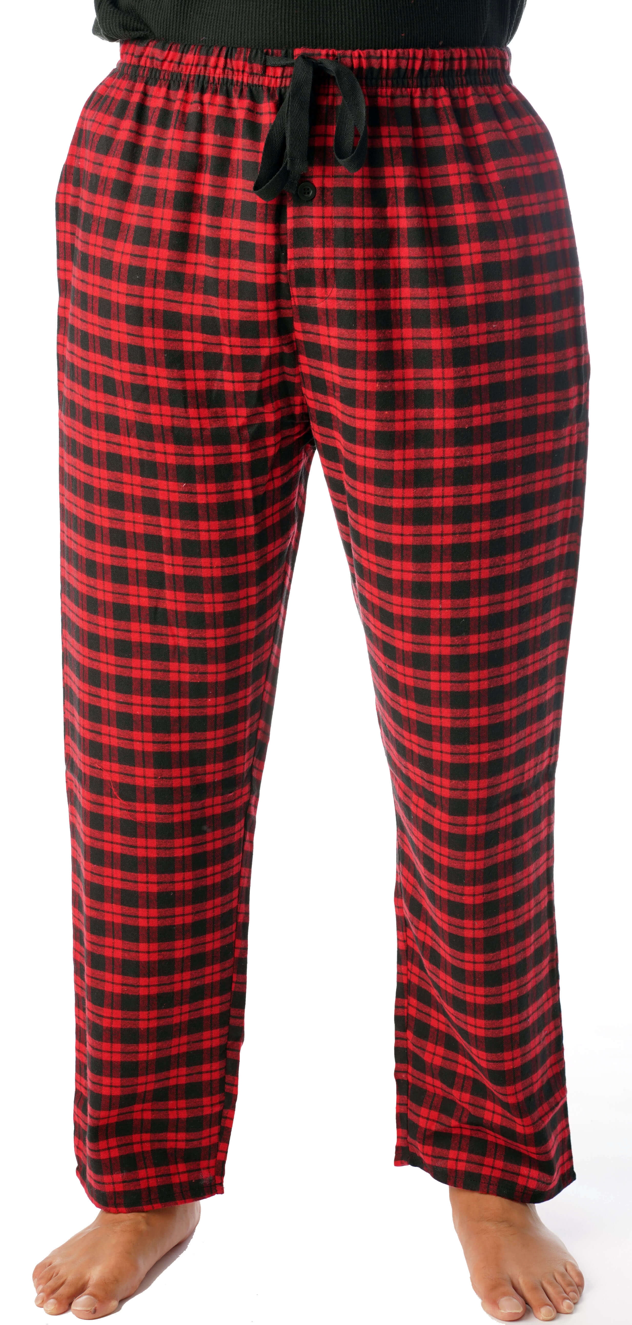 Essentials mens Flannel Pajama Pant Pajama Bottom