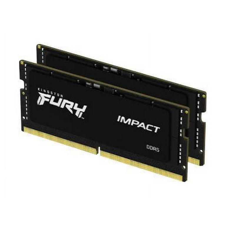 Kingston ddr5 so-dimm 16GB ×2 Kingston FURY Impact 16GB (2 x 8GB) 262-Pin DDR5 SO-DIMM DDR5 4800
