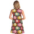 thumbnail image 6 of Lafuoo Cute Elephants Pattern Women's Sleeveless Dress, Round Tie Pocket Short Sleeve Dress Summer Clothing, Suitable for Vacation, Leisure, Work-Large, 6 of 8
