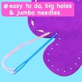 thumbnail image 4 of Kit de costura y pegatinas EZCRA Easy Arts and Crafts para niños, 4 of 7