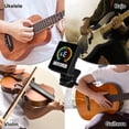 thumbnail image 2 of RYEWGRV Afinador de Guitarra con Pantalla a Color HD, Afinador para Guitarra Electrica Recargable, S, 2 of 7