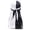 #07-White1, variant on Long Tail Durag Two Tone Head Wrap Elastic Hair Bandana For Hip Hop Street Fashion Style