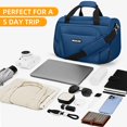 thumbnail image 4 of Equipaje de mano MIAOJIE bolsa de viaje ligera azul de 40 litros, 4 of 7