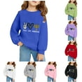 thumbnail image 2 of LRen Girl Hoodies Size 14-16 Girls Long Sleeve Letter Print California Hooded Sweatshirt Oversized Graphic Hoodies Cute Pullovers Tops,8-10 Years,Z1-Grey, 2 of 4