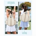 thumbnail image 3 of Water Resistant Crossbody Lightweight Multifunctional Tennis Bag for Men and Women Suitable for Pickleball Tennis Badminton, 3 of 8