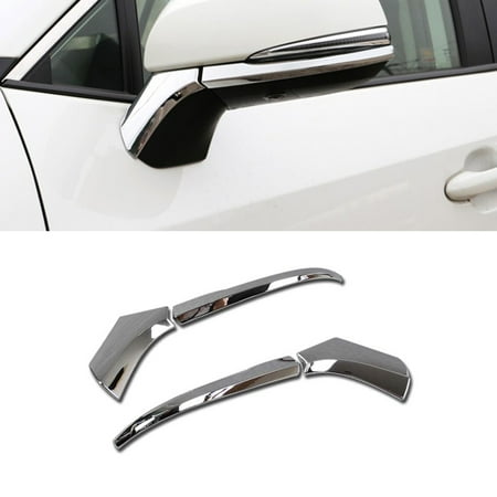 Top-max 1 Pair Chrome Car Rear View Mirror Cover Trim Auto Side Mirrors 