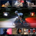 thumbnail image 5 of Luz delantera y trasera para bicicleta, potente luz LED para bicicleta, recargable por USB, 8/12 modos, resistente al agua IPX65, ideal para ciclismo de montaña o de noche, luz de seguridad para hombr, 5 of 5