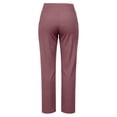 thumbnail image 6 of SeekIslan Women's Crossover Yoga Pants V Waist Straight Leg Pants with Pockets for Gym and Casual Daily, 6 of 6