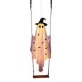 thumbnail image 2 of 5.9 FT Large Hanging Ghost Lights, Halloween Witch Swing Decoration with Light, Hanging Outdoor Decor for Yard, Garden, Tree, Patio, Seasonal Ghost Witch for Fall Display Decor Enyisa, 2 of 7
