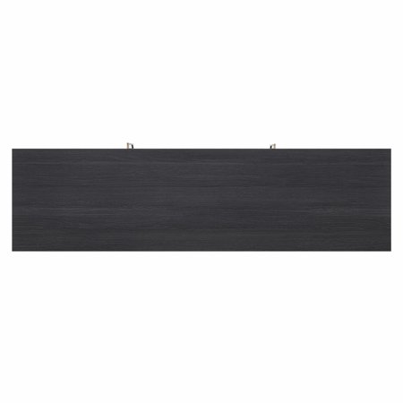 Camden&Wells - Foster Log Fireplace TV Stand for TVs Up to 65" - Charcoal Gray