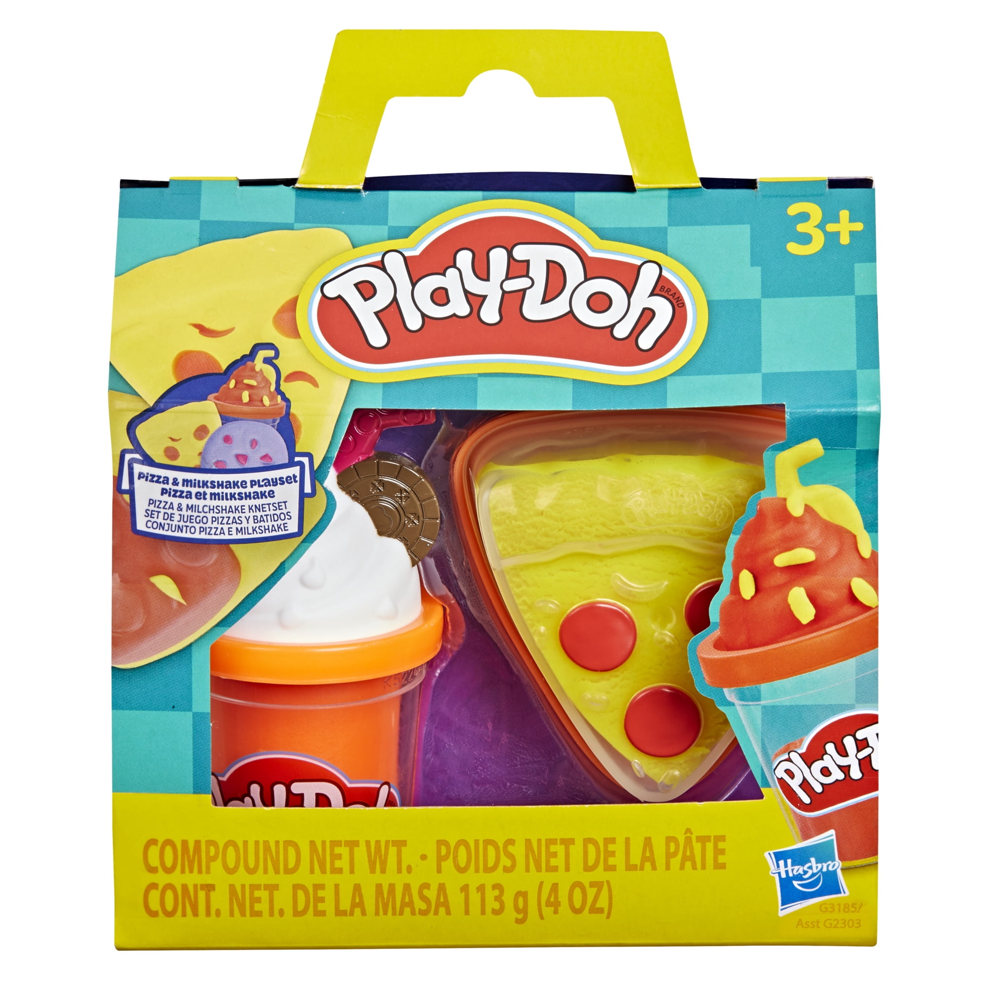 Play-Doh Treats to Go Pizza and Milkshake Playset - Walmart.ca