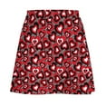 thumbnail image 5 of Mini Skirt for women Love Heart Skirt Summer Red White Holiday Design Korean Fashion Casual A-line S, 5 of 7