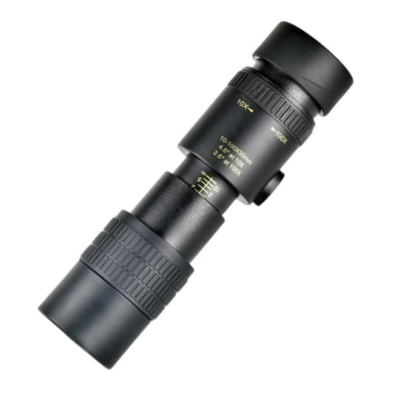CxhicLuv Super Telephoto Monocular 6.8×5 Inch, 4K HD, Night Vision, Lightweight Alloy, Portable Telescope Lens – Ideal for Bird Watching, Hunting, Suitable for Outdoor Enthusiasts, Explorers, Black