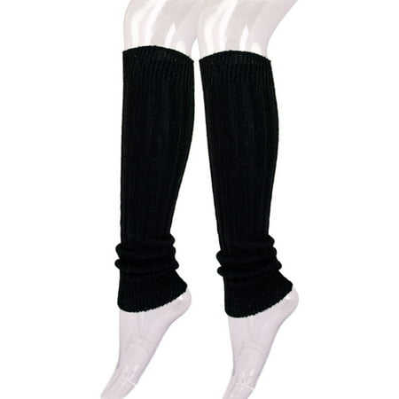 Fence Net Leg Warmers - Premium Solid Color Soft Rib Knit Leg Warmers