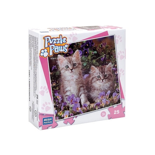 Mattel Mega Puzzles Paws Puzzle, 25 Piece