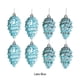 thumbnail image 5 of Toystoory 8x Decoraciones festivas Conos de pino únicos Colgante Decoración para árboles Decoraciones para árboles Conos de pino de plástico Kits de decoración para fiestas lago azul, 5 of 5