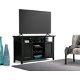 thumbnail image 3 of SIMPLIHOME Amherst SOLID WOOD Universal TV Media Stand, 54 inch Wide , Transitional, Living Room Entertainment Center My Lux Decor Round, 3 of 6