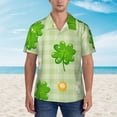 thumbnail image 4 of Kll Men'S Hawaiian Shirt Short Sleeve Button Down Beach Shirts-St Patrick'S Day11, 4 of 8