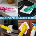 thumbnail image 5 of White Microfiber Towels- 150 Pack, Microfiber Cleaning Cloths Bulk, Microfiber Towels for Cars, Cleaning Rags (12x12 inches), 5 of 6