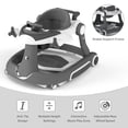 thumbnail image 6 of AILEEKISS 5-in-1 Musical Baby Walker with Wheels, Foldable Baby Walker for Boys Girls, Grey, 6 of 10