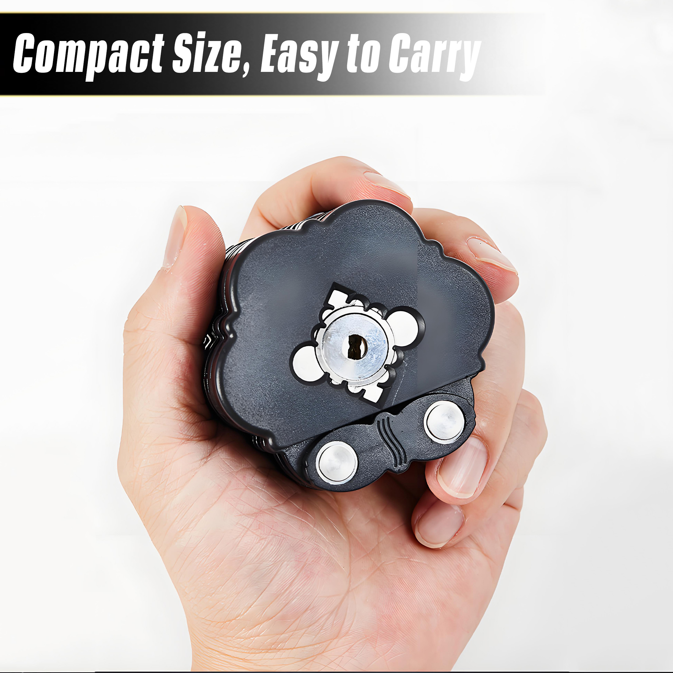 ZHZFKQ Bike Lock，Folding Zinc Alloy Bike Chain Lock，Anti-Theft Lock with Keys Motorcycle Lock