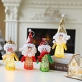thumbnail image 4 of XWSHYW Decoraciones para El Hogar Luces de Árbol de Navidad Decoración de Muñecas Escena Ventana Navideña Mini Muñecas Navideñas Lindas Decoraciones Colgantes con Luces, 4 of 5