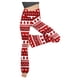 thumbnail image 1 of Pantalones de yoga con estampado de Chrimas para mujer a la moda, mallas deportivas de talle alto, pantalones de entrenamiento Pompotops  ulkah943858, 1 of 8