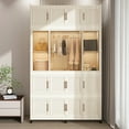 thumbnail image 2 of Multi-Functional Clothes Dresser: Portable Wardrobe with 17 Cubes & Magnetic Doors, 2 of 10
