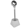 thumbnail image 3 of Soporte para secador de pelo profesional de acero inoxidable ABS con ángulo ajustable para el cuidado de mascotas, blanco sin anillo en forma de flor., 3 of 14