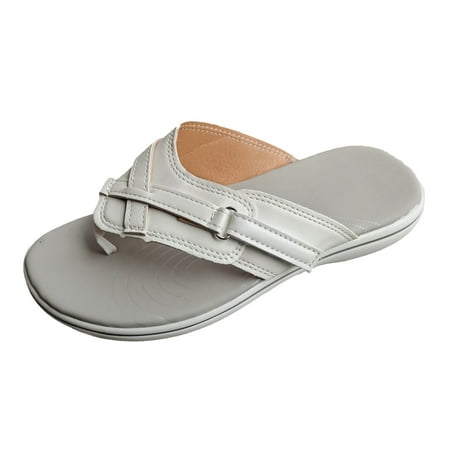 

Youmylove Women Flip Flops Casual Fashion Solid Color Flat Comfortable Flip-Flop Sandals Leisure Comfort Cozy Daily Walking