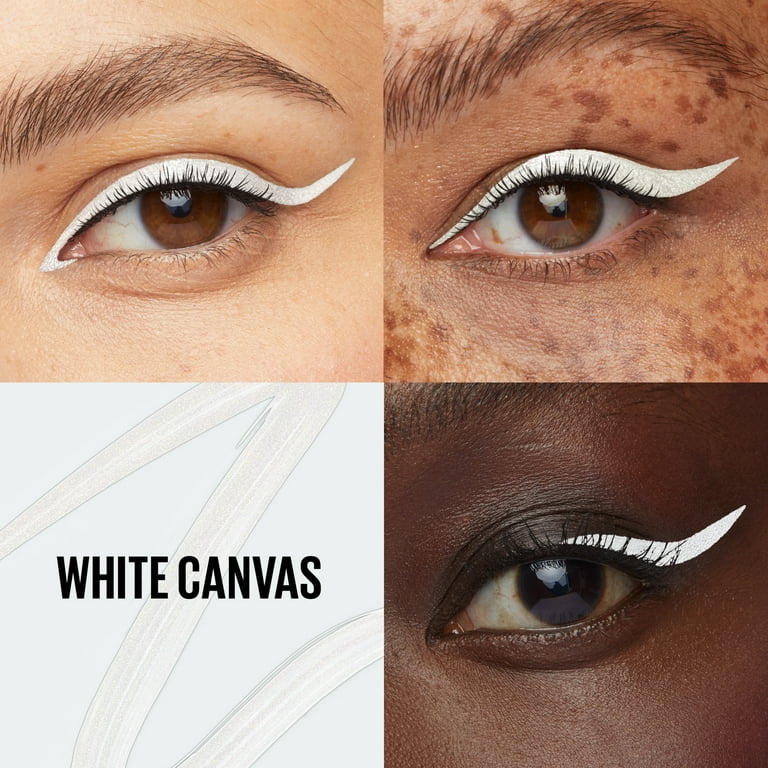 Maybelline, Liquid Eyeliner, White Canvas, 0.06 fl oz - Walmart.com