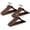 50 Pack, variant on Wooden Clothes Hangers 20 Pack Heavy Duty Walnut Finish For Closet Storage